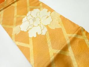 牡丹模様刺繍名古屋帯